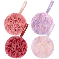 Esponja de banho Loofah AmazerBath SunsetBerry 75g x4 com suspensão Esponja de banho Loofah AmazerBath SunsetBerry 75g x4 com suspensão