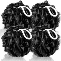 Esponja de Banho Loofah MTDLYICE XXL (100g) - Pacote com 4 (Preta)