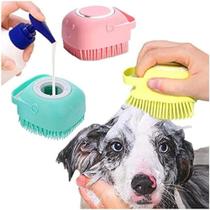 Esponja de Banho Para Pet Com Armazenamento