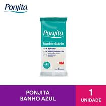 Esponja de Banho Ponjita Banho Diario Azul