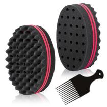 Esponja de cabelo BE BIGEDDIE Magic Twist Afro Curl, pacote com 2