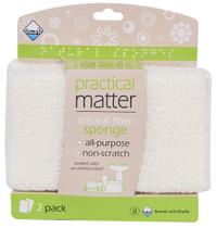 Esponja de cozinha Practical Matter, fibra de algodão orgânico, pacote com 6