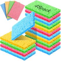 Esponja de cozinha Zhengmy Natural Sponges para pratos 48 unidades