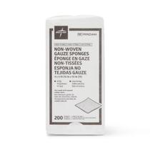 Esponja de gaze Medline não tecida não estéril 4x4 de 4 camadas (10x200)