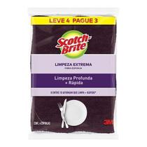 Esponja de Limpeza Extrema Scotch-Brite - 4 Un