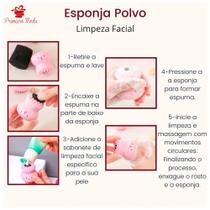 Esponja de Limpeza Facial Esfoliante Polvinho c/1