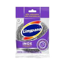 Esponja de limpeza metálica - aço inox limppano