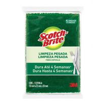 Esponja de Limpeza Pesada Scotch Brite 4Unidade