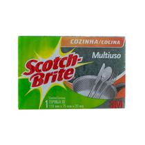 Esponja de Limpeza Scotch-Brite Multiuso 1 Unidade Esponja de Limpeza Scotch-Brite Multiuso 1 Unidade