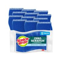 Esponja de limpeza Scotch-Brite Zero Scratch 12 Esponjas de cozinha Esponja de limpeza Scotch-Brite Zero Scratch 12 Esponjas de cozinha