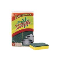 Esponja de Louça Econômica c/40un (Esponflora) Limpeza Diária com Economia e Durabilidade Esponja de Louça Econômica c/40un (Esponflora) Limpeza Diária com Economia e Durabilidade