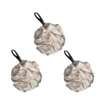 Esponja De Malha Corporal Para Banho, Bola De Banho Grande, Esfregão De Bolhas, 1, 2, 3 Peças,