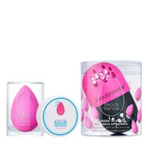 Esponja de maquiagem beautyblender Original Pink com estojo e limpador