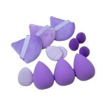 Esponja De Maquiagem Feminina, Blender, Beauty Blender, Base, 10/12 Unidades, Para Líquido E Creme.