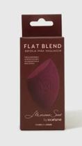 Esponja de Maquiagem Flat Blend Vinho Mariana Saad By Océane