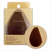 Esponja De Maquiagem Flat Mirror Glass Ruby Rose