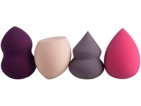 Esponja de Maquiagem Lanossi Mini Gota - LS5007 4 Unidades