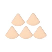 Esponja De Maquiagem Macia De Uso Duplo, Formato Redondo, Quadrado E Triangular, Para Uso Seco E