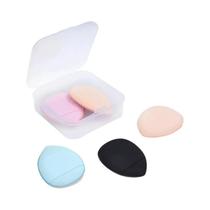 Esponja De Maquiagem Mini Finger Puff Para Base, Pó Compacto, BB Cream E Corretivo - Ferramenta