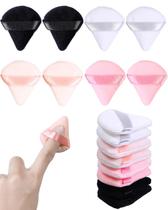 Esponja de maquiagem Powder Puff Glavatrix Mini Velour Triangle x8 Esponja de maquiagem Powder Puff Glavatrix Mini Velour Triangle x8