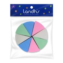 Esponja de Maquiagem Queijo Non Latex Landhs Aplicar Base Corretivo