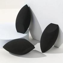 Esponja De Maquiagem Reutilizável Para Base Beauty Blender Black Shape 3 Peças