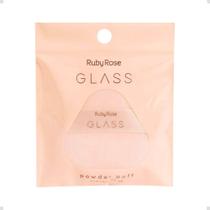 Esponja de Pó Ruby Rose Glass Powder Puff HB-S04