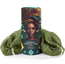 Esponja de rede africana MINISENTIALS Afro Scrub, nylon esfoliante