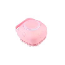 Esponja De Silicone Banho Massageadora Dispenser Shampoo