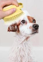 Esponja de silicone com dispenser para Shampoo- Cães e Gatos