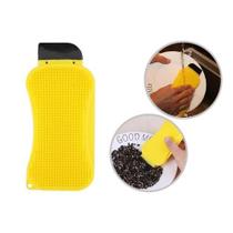 Esponja De Silicone Multiuso Com Reservatório De Detergente