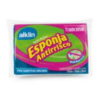 Esponja Dupla Face Anti-Risco Tradicional Prata Shwanke