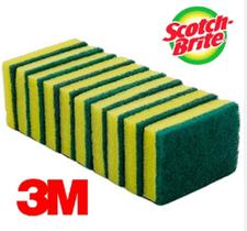 Esponja Dupla Face Multiuso com 10 Unidades Scotch-Brite (3M)