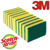 Esponja dupla face - multiuso - scotch brite - 3m - c/10 un