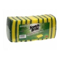 Esponja Dupla Face Verde A Amarela 3m Scotch-brite 10un