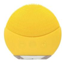 Esponja Eletrica Facial Massagem Limpeza Maquiagem - Amarela