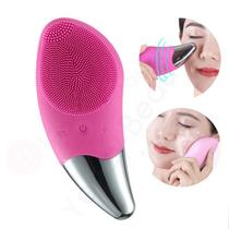 Esponja Eletrica Massageador Facial Limpeza Resistente Agua Rosa Pink - ZEM