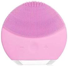 Esponja Elétrica Massagem Limpeza Rosto Recarregável Rosa