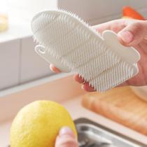 Esponja Escova Cacto de Silicone Multiuso 12,2x10,5x1,5cm Clink