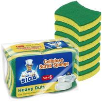 Esponja esfoliante MR.SIGA Heavy Duty Celulose, pacote com 12