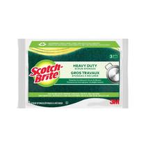 Esponja esfoliante Scotch-Brite MMMHD3 Heavy Duty, pacote com 3 Esponja esfoliante Scotch-Brite MMMHD3 Heavy Duty, pacote com 3