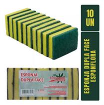 Esponja Esponflora Multiuso Dupla Face De Espuma De Poliuretano 10 U Pacote X 10 Esponja Esponflora Multiuso Dupla Face De Espuma De Poliuretano 10 U Pacote X 10