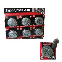 Esponja Esponja De Aço De Palha De Aço Pacote 6 Und 10g Esponja Esponja De Aço De Palha De Aço Pacote 6 Und 10g