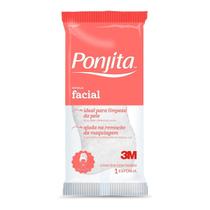 Esponja Facial Suave Branca Ponjita