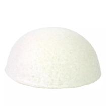 Esponja facial super macia branca - pele delicada