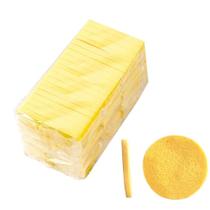 Esponja facial Tegelrying comprimida 120 unidades de PVA amarela