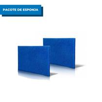 Esponja Fibra Scotch Brite Azul 3m Não Risca 2 Unidades Bucha Lava Louça Limpeza Leve