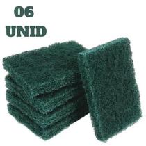 Esponja Fibraco Limpeza Pesada C/ 6un