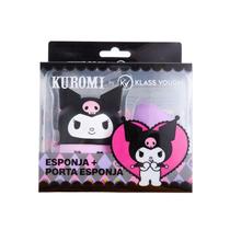 Esponja Gota Kuromi com Case Suporte para Base Klass Vough