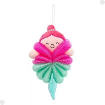 Esponja Infantil Para Banho Amigos Marinhos Sereia 18541 - Buba